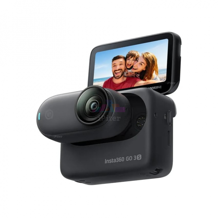 Фото Купить Экшн-камера Insta360 Go 3S 64Gb (Black) Standard Bundle по низкой цене в