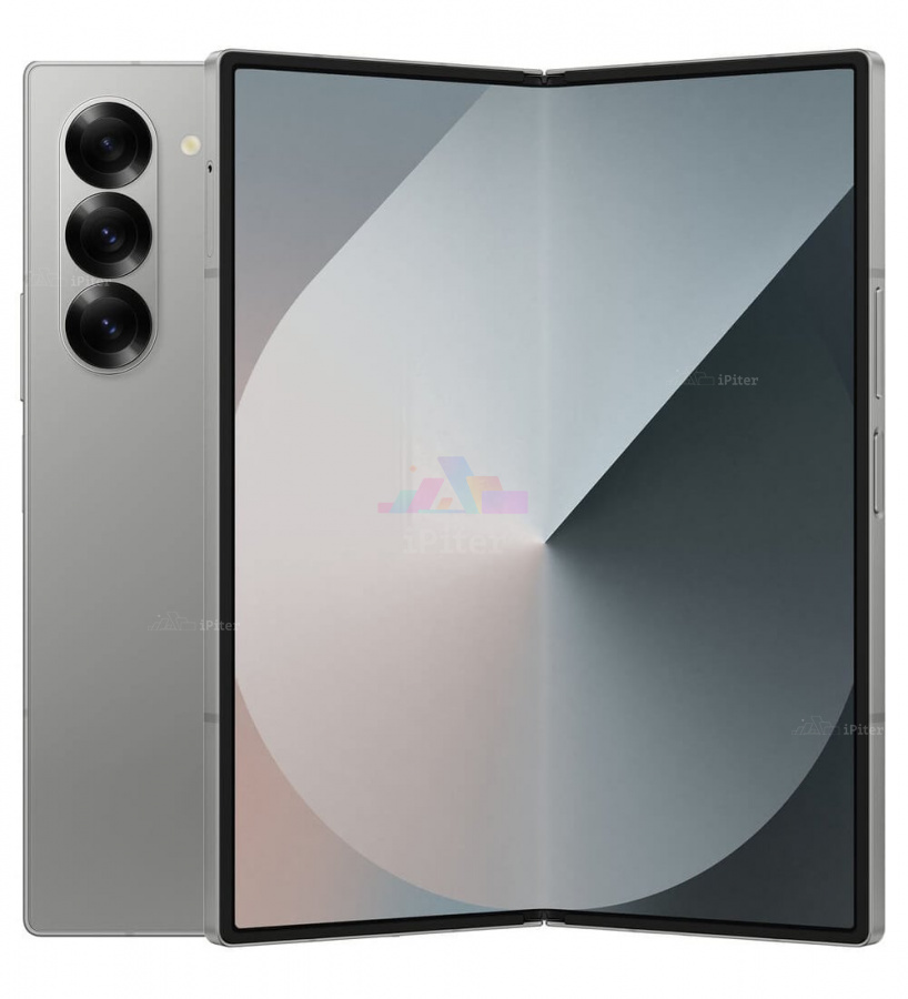 Фото Купить Смартфон Samsung Galaxy Z Fold 6 5G 12Gb/256Gb (Silver Shadow) SM-F956 (Dual Nano-sim + eSim) по низкой цене в