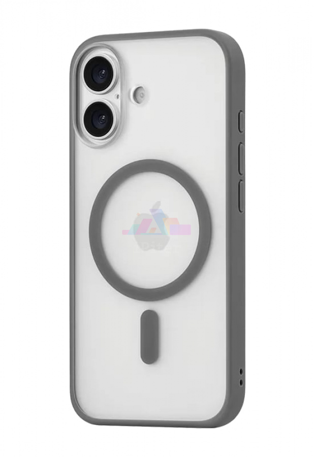 Фото Купить Чехол uBear Cloud case with MagSafe для iPhone 17 (Серый) по низкой цене в