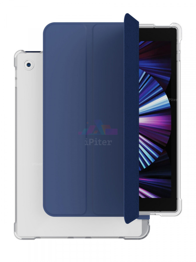 Фото Купить Чехол VLP Dual Folio для iPad 7/8/9 (Тёмно-синий) по низкой цене в