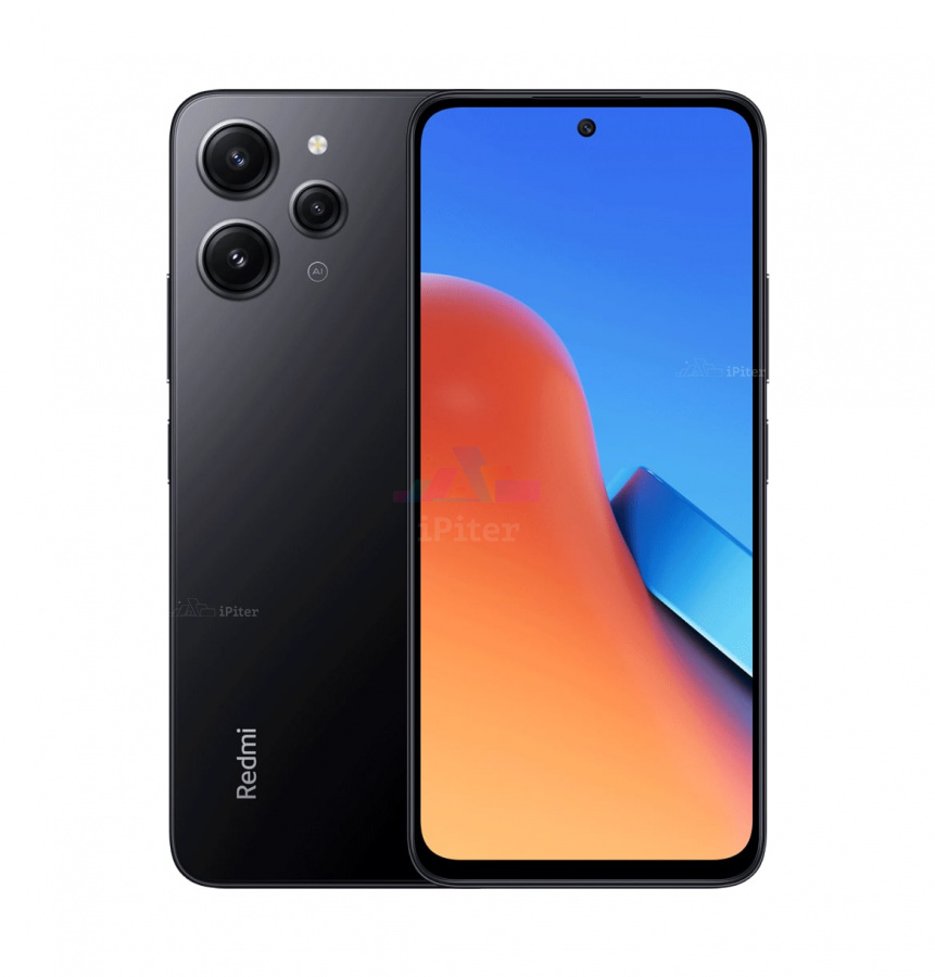 Фото Купить Смартфон Xiaomi Redmi 12 4G 4Gb/128Gb (Чёрный) Nano-Sim + Nano-Sim по низкой цене в