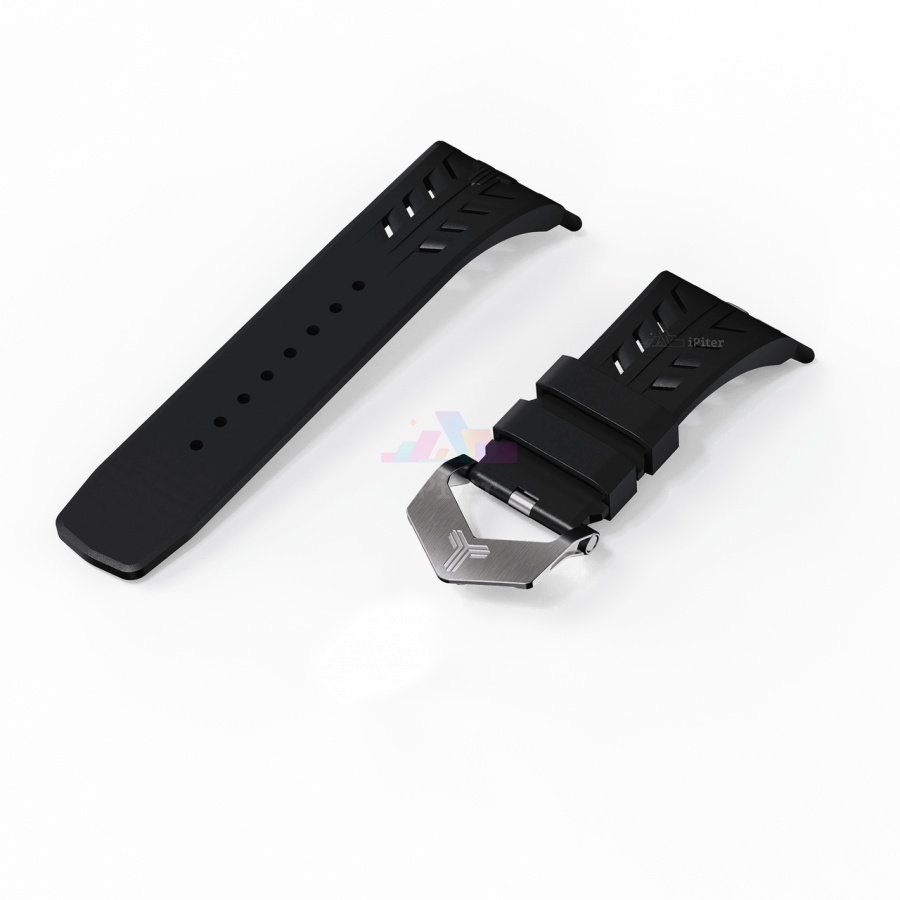 Фото Купить Ремешок Y24 для Apple Watch 45 / 46 / Ultra (Чёрный) по низкой цене в