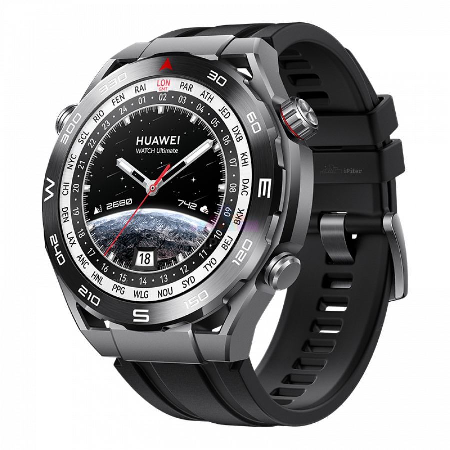 Фото Купить Смарт-часы Huawei Watch Ultimate 49mm (Чёрный) по низкой цене в