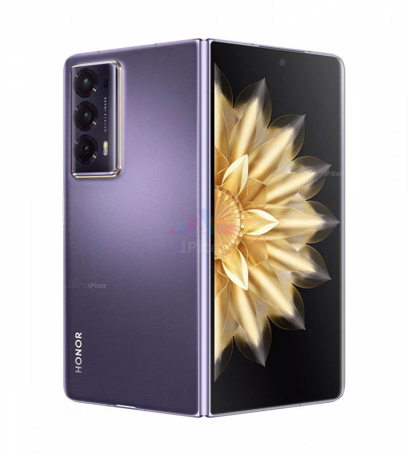 Фото Купить Смартфон Honor Magic V2 5G 16Gb/512Gb (Purple) Nano-Sim + Nano-Sim по низкой цене в