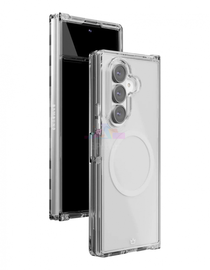 Фото Купить Чехол VLP Crystal Case для Samsung Galaxy Z Fold 7 (Прозрачный) по низкой цене в