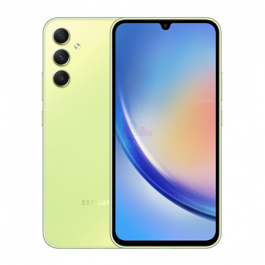 Фото Купить Смартфон Samsung Galaxy A34 5G 8Gb/128Gb (Lime) SM-A346 по низкой цене в