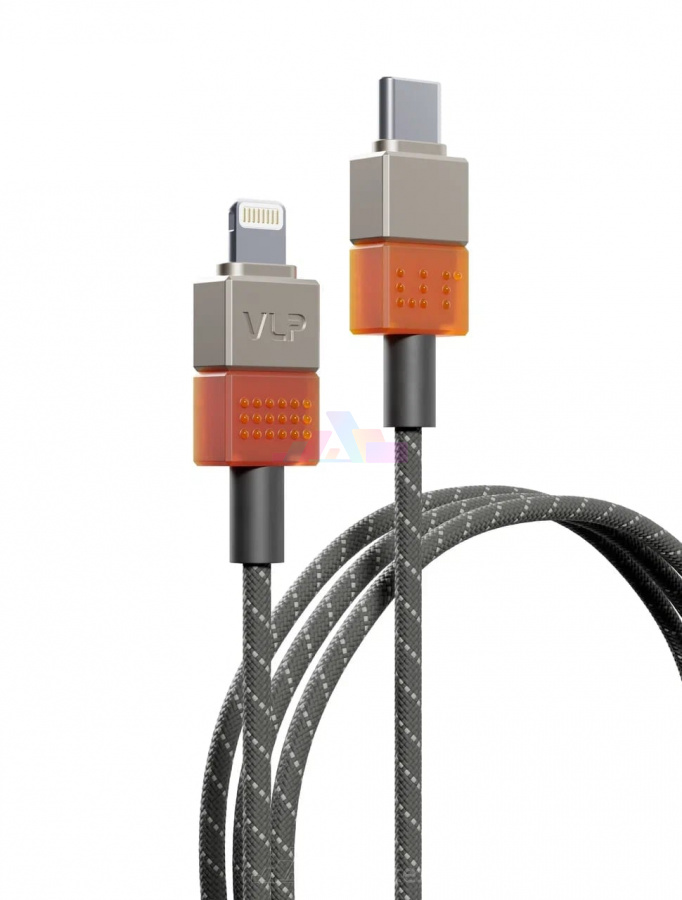 Фото Кабель VLP NEO USB-C to Lightning 1.5м 27W (Чёрный), Чёрный