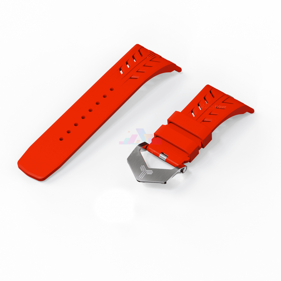 Фото Купить Ремешок Y24 для Apple Watch 45 / 46 / Ultra (Красный) по низкой цене в
