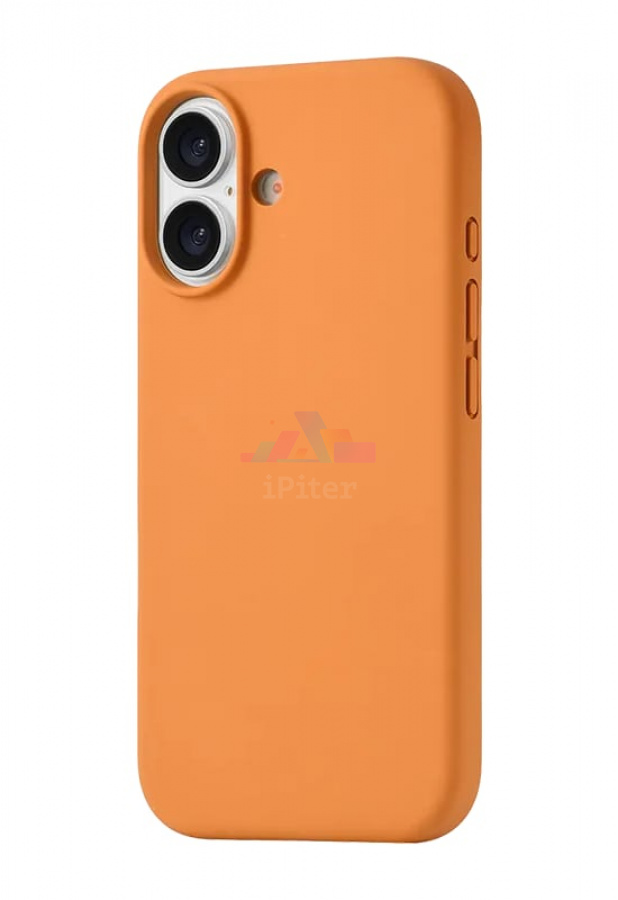 Фото Купить Чехол uBear Touch case with MagSafe для iPhone 17 (Оранжевый) по низкой цене в