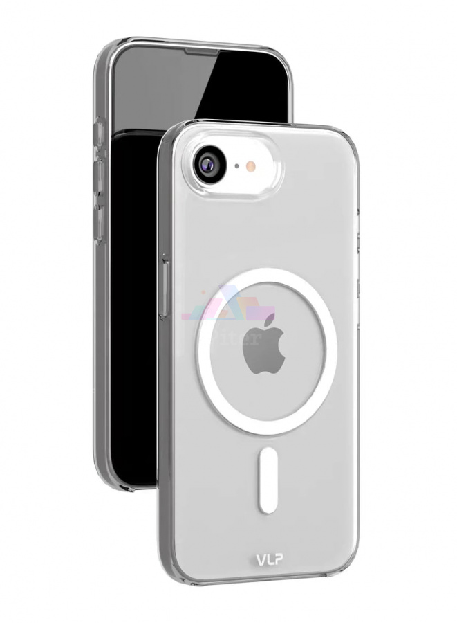 Фото Купить Чехол VLP Puro case with MagSafe для iPhone 16e/17e (Прозрачный) по низкой цене в
