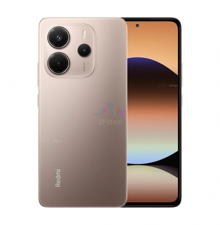 Фото Купить Смартфон Xiaomi Redmi Note 14 4G 8Gb/256Gb (Gold) Nano-Sim + Nano-Sim по низкой цене в