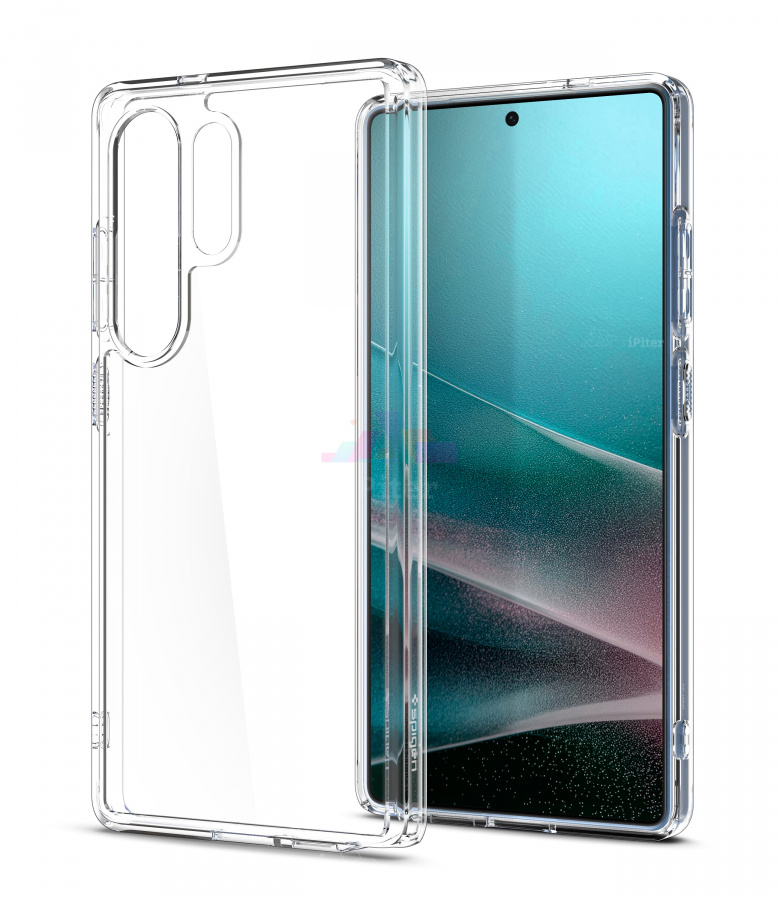 Фото Купить Чехол Spigen Ultra Hybrid для Samsung Galaxy S25 Ultra (Прозрачный) по низкой цене в
