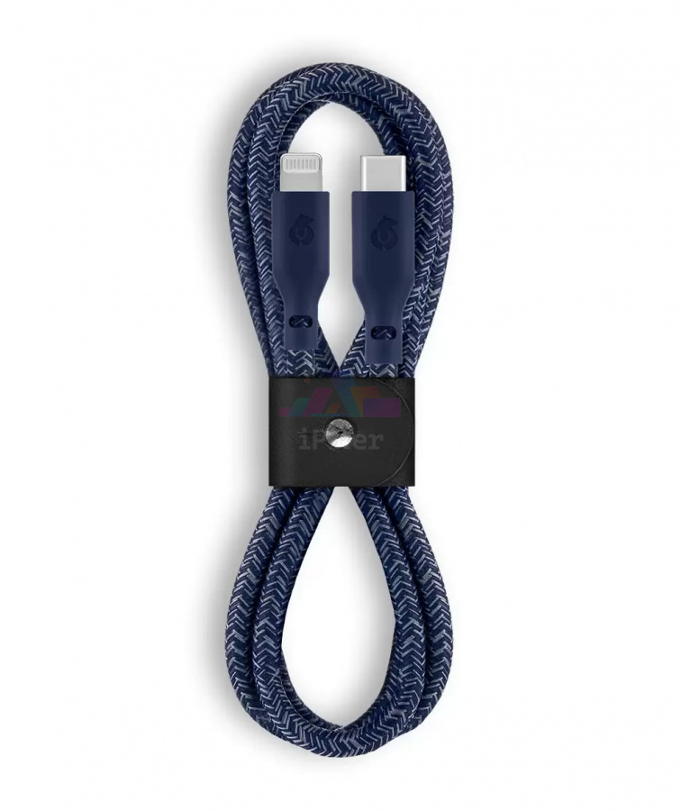 Фото Кабель uBear Trend Cable USB-C to Lightning 1.2м (Синий), Синий
