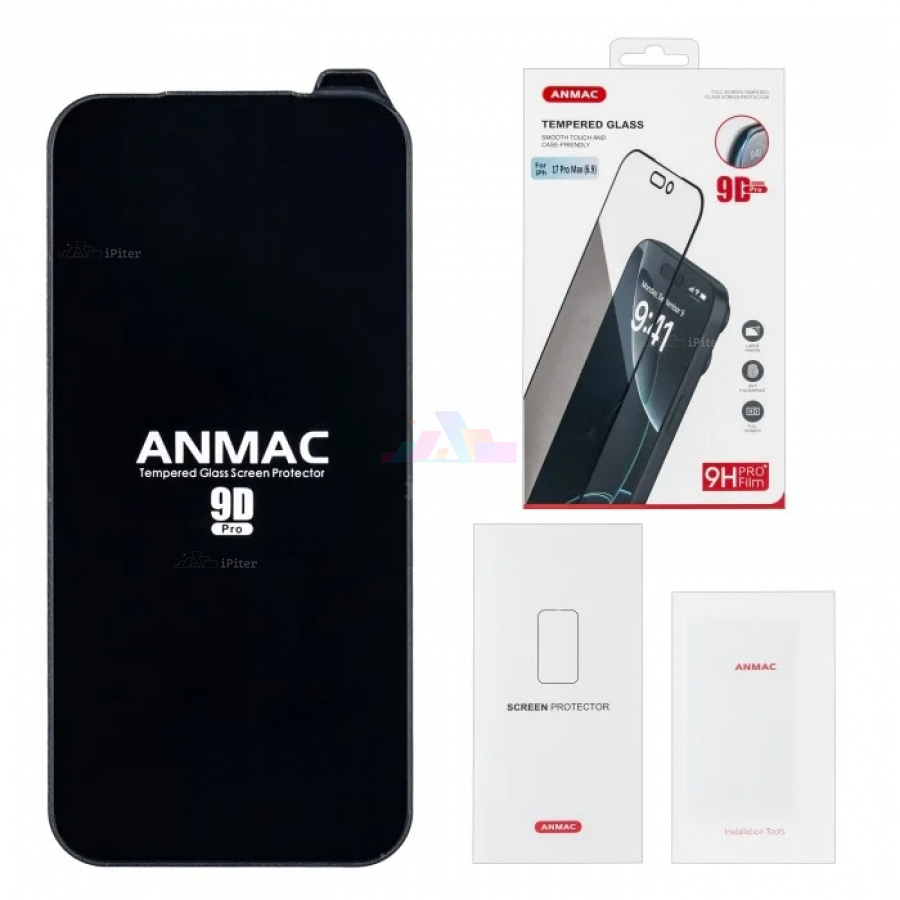 Фото Купить Защитное стекло Anmac 9D для iPhone 17 Pro Max по низкой цене в