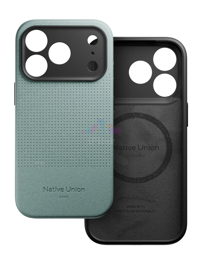 Фото Купить Чехол Native Union Active case Magnetic для iPhone 17 Pro (Зелёный) по низкой цене в