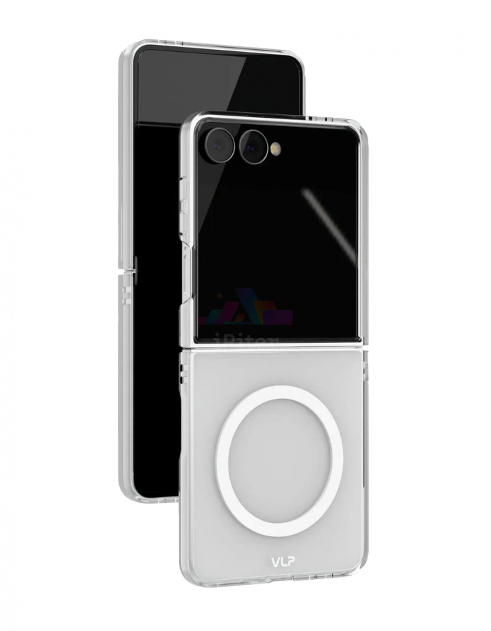Фото Купить Чехол VLP Puro Case для Samsung Galaxy Z Flip 8 (Прозрачный) по низкой цене в