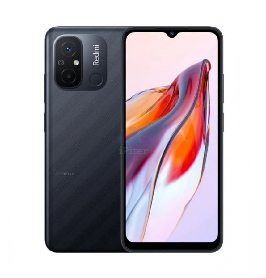 Фото Купить Смартфон Xiaomi Redmi 12C 4G 4Gb/128Gb (Чёрный) Global по низкой цене в