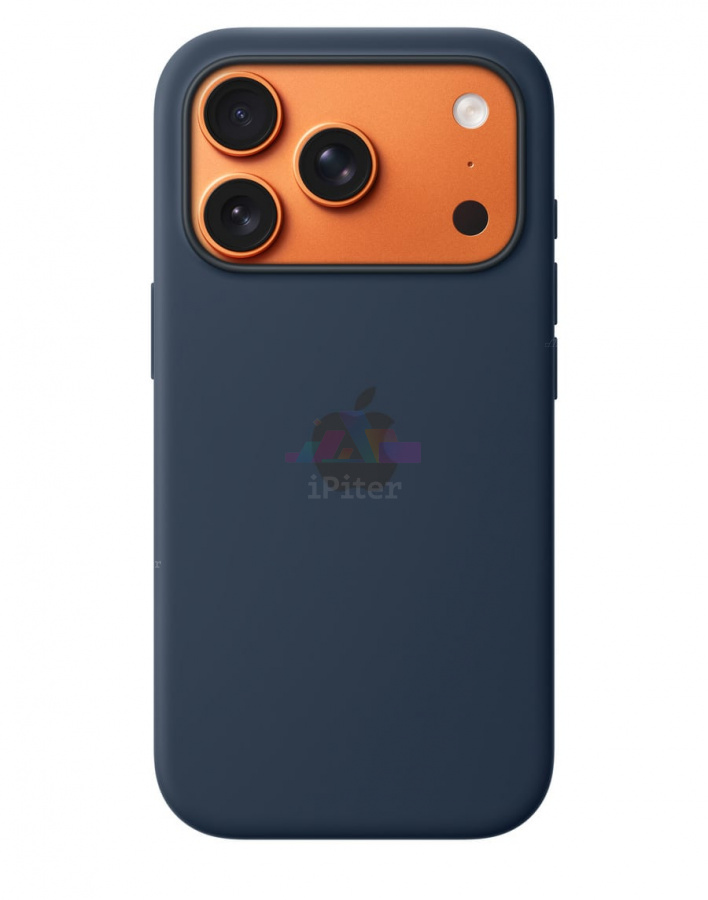 Фото Купить Чехол Apple Silicone Case with MagSafe для iPhone 17 Pro (Midnight) MGFH4 по низкой цене в