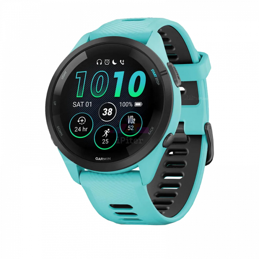 Фото Купить Умные часы Garmin Forerunner 265 Мятный (010-02810-12) по низкой цене в