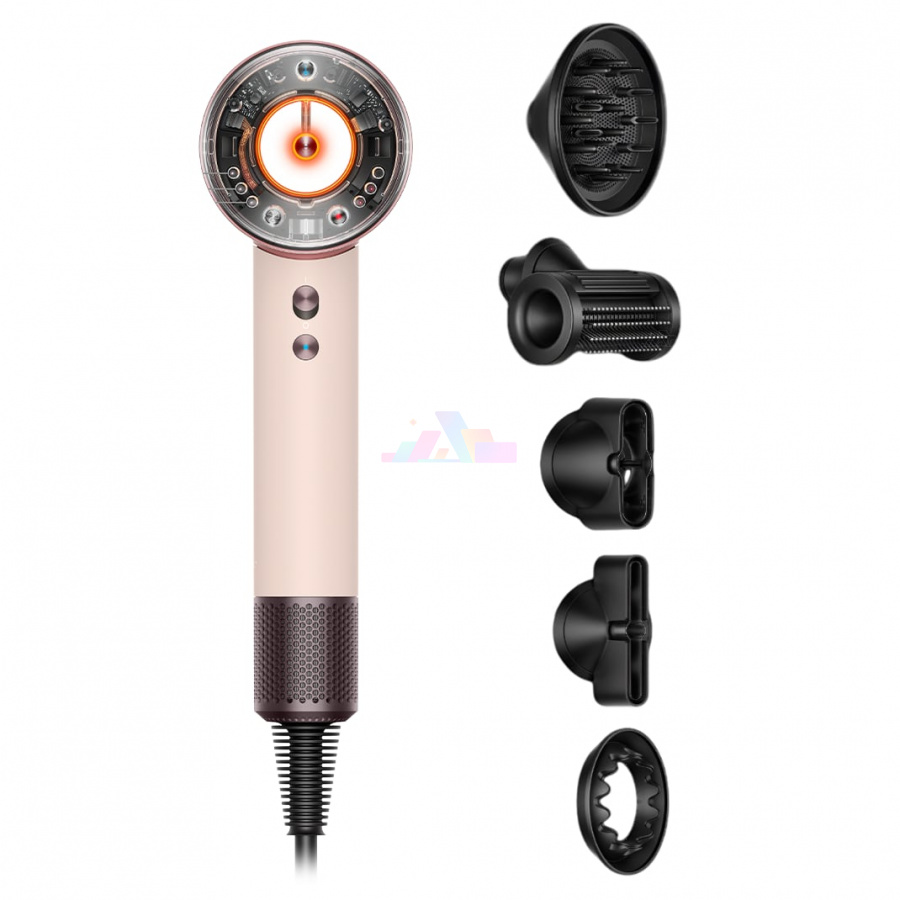 Фото Купить Фен Dyson Supersonic Nural HD16 Ceramic Pink/Rose Gold (5 насадок) по низкой цене в