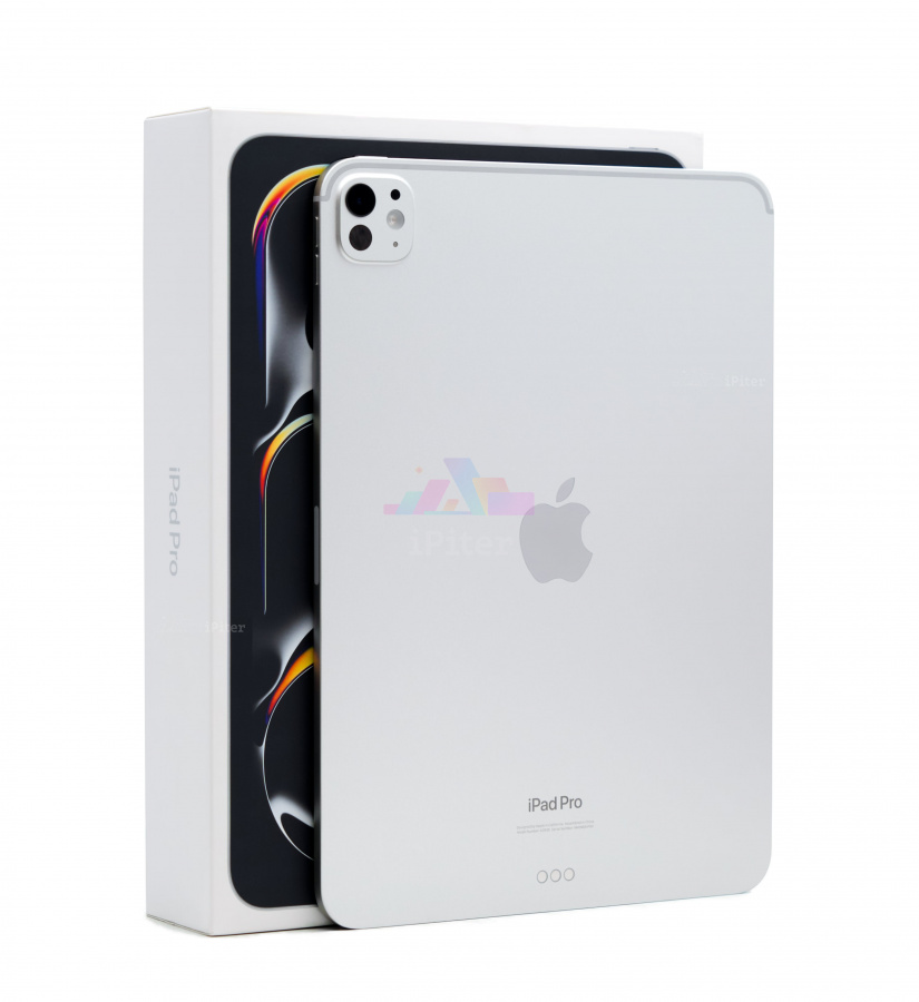 Фото Купить iPad Pro (2024) 11 дюймов Wi-Fi 2Tb Silver (Серебристый) Standard glass по низкой цене в