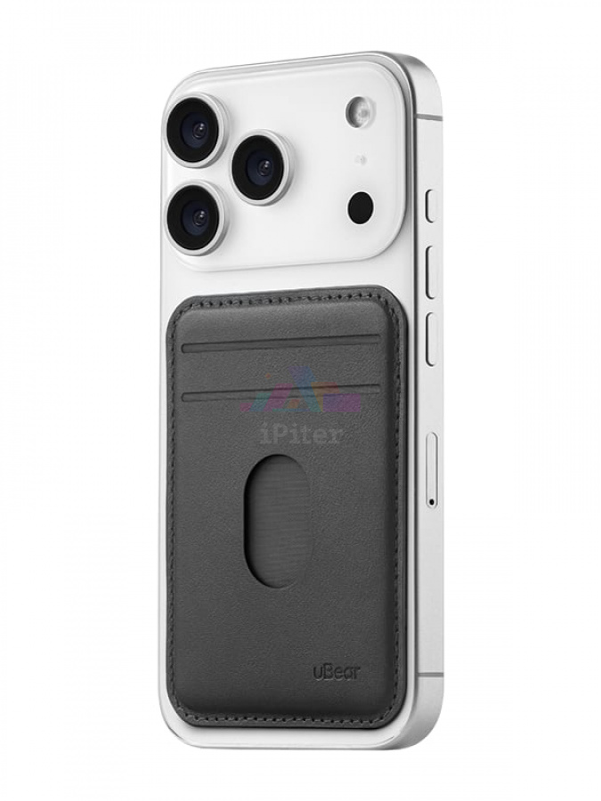 Фото Купить Кардхолдер uBear Split Geo with MagSafe (Чёрный) по низкой цене в