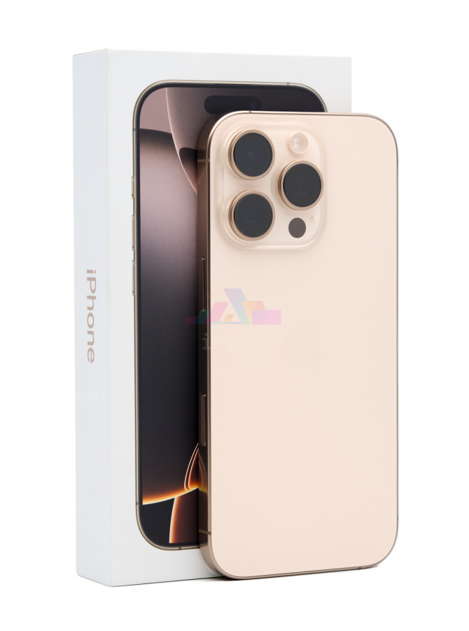 Фото Купить Apple iPhone 16 Pro 128Gb <br> Desert Titanium (Пустынный Титан) eSim + eSim по низкой цене в
