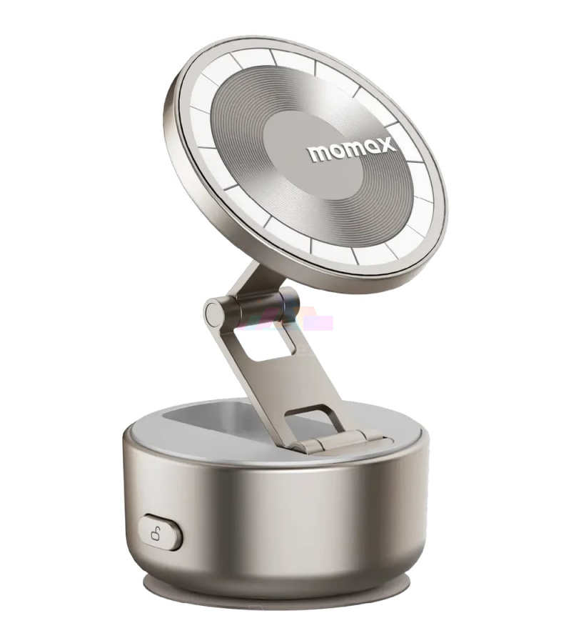 Фото Купить Подставка для телефона с присоской Momax 1-Snap Go (Titanium) по низкой цене в
