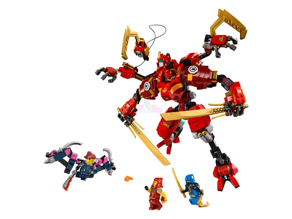 Фото Купить LEGO Ninjago 71812 Робот ниндзя-альпинист Кая по низкой цене в