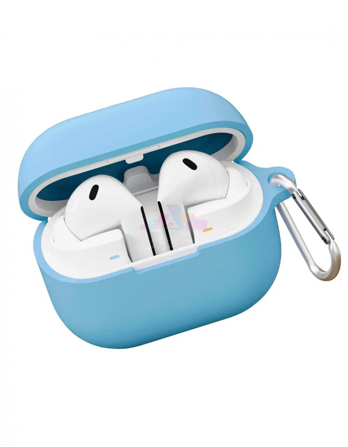 Фото Купить Чехол VLP Charm Case для Samsung Galaxy Buds 3/3 Pro (Голубой) по низкой цене в