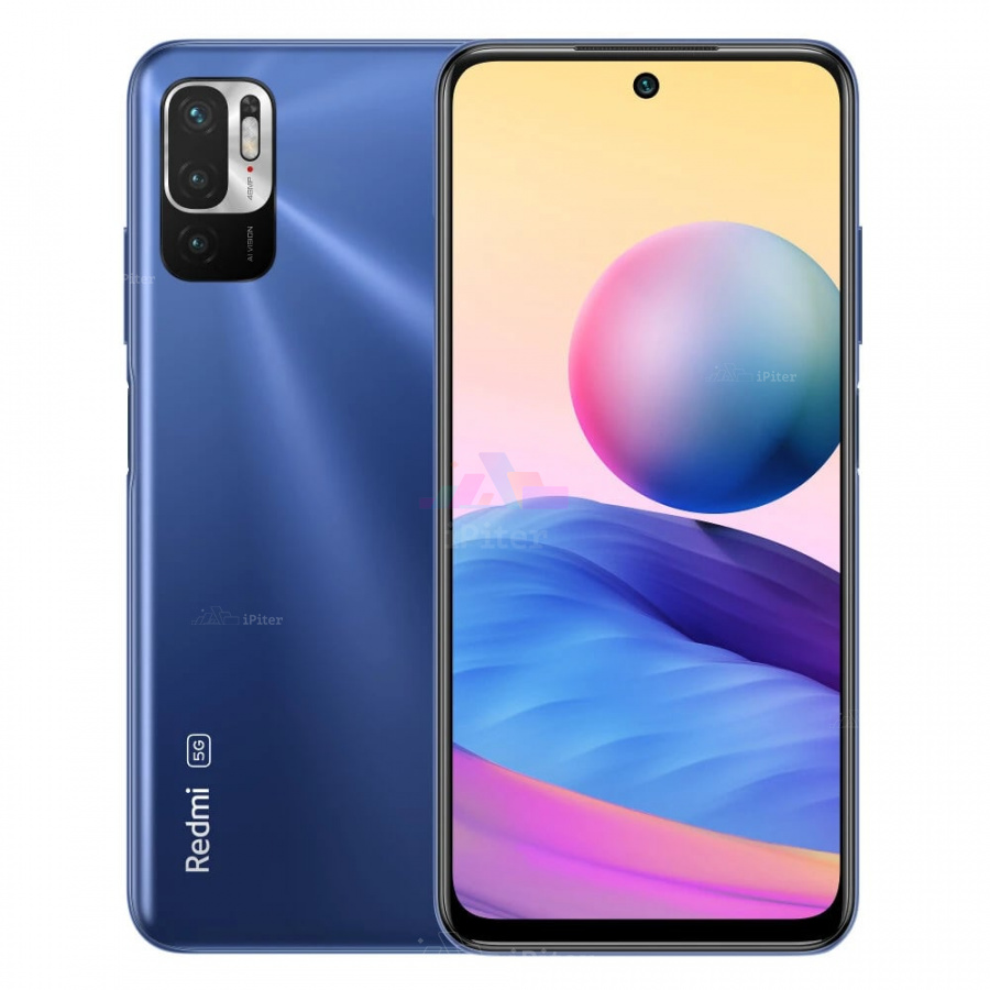 Фото Купить Смартфон Xiaomi Redmi Note 10 5G 8Gb/128Gb (Синий) Global по низкой цене в