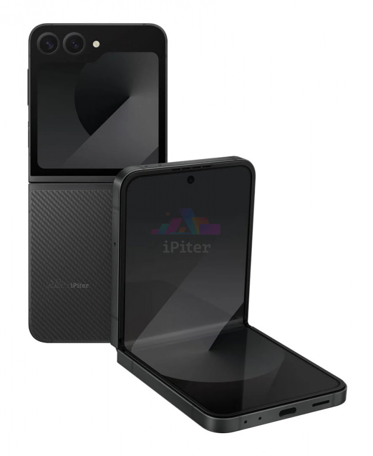 Фото Купить Смартфон Samsung Galaxy Z Flip 6 5G 12Gb/256Gb (Crafted Black) SM-F741 (Nano-sim + eSim) по низкой цене в