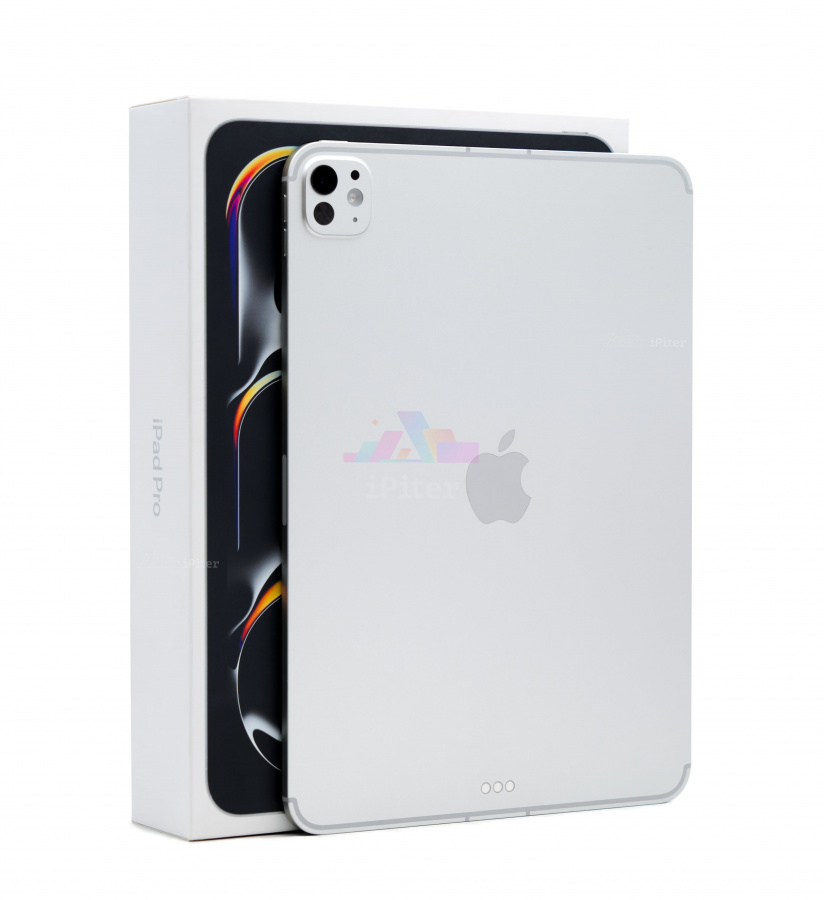 Фото Купить iPad Pro (2025) 11 дюймов Wi-Fi + Cellular 2Tb Silver (Серебристый) Nano-texture glass по низкой цене в