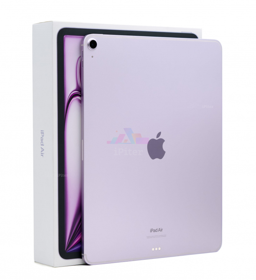 Фото Купить Apple iPad Air 6 (2024) 13 дюймов Wi-Fi + Cellular 256gb Purple (Фиолетовый) по низкой цене в