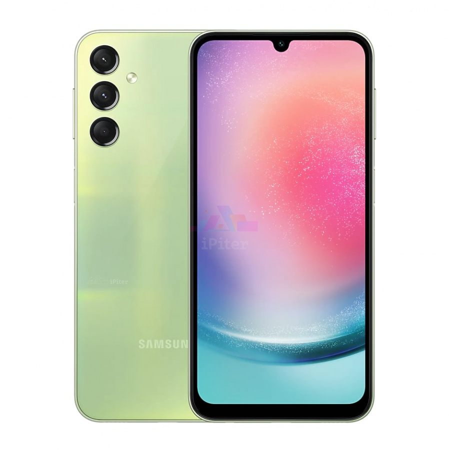 Фото Купить Смартфон Samsung Galaxy A24 4Gb/128Gb (Зелёный) SM-A245 по низкой цене в