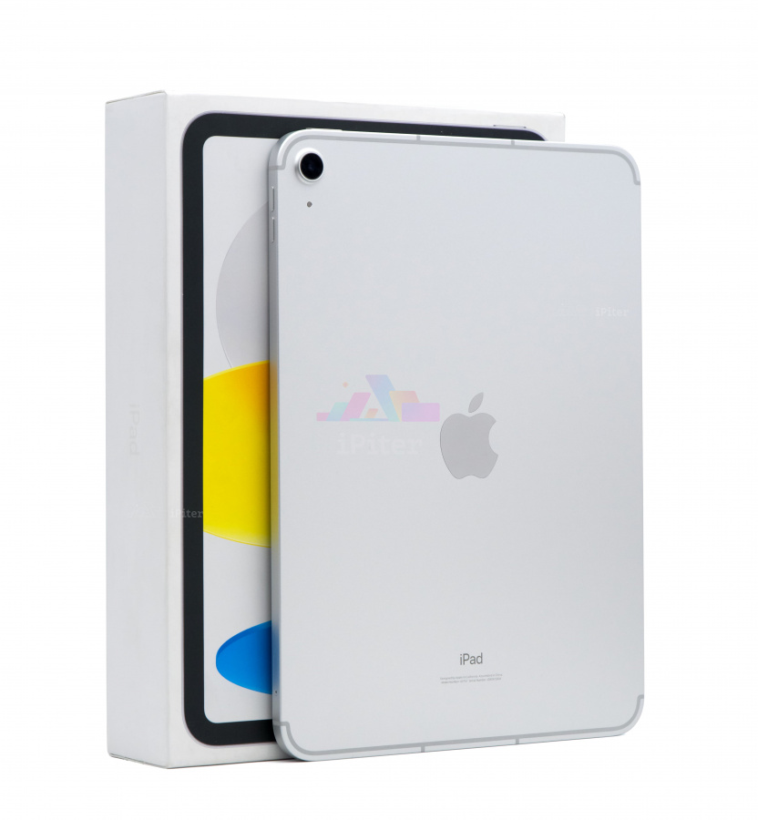 Фото Купить Apple iPad 10 (2022) Wi-Fi + Cellular 256gb Silver (Серебристый)
