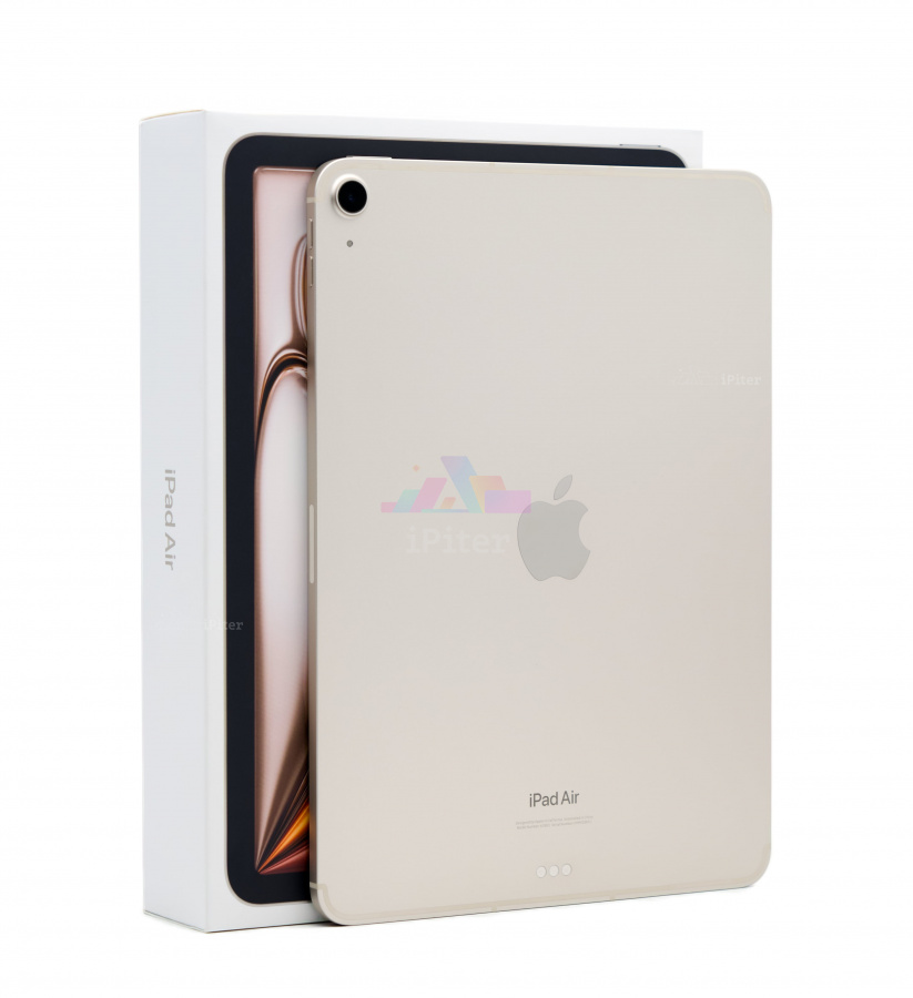 Фото Купить Apple iPad Air 6 (2024) 11 дюймов Wi-Fi + Cellular 1Tb Starlight (Сияющая звезда) по низкой цене в