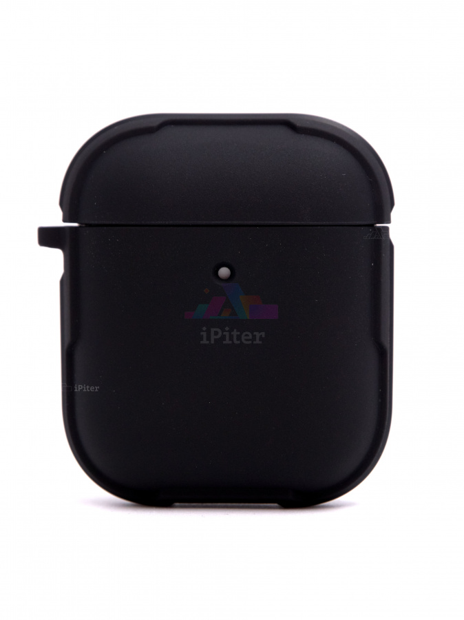 Фото Чехол K-DOO Soft Touch для AirPods 1/2 (Чёрный), Чёрный