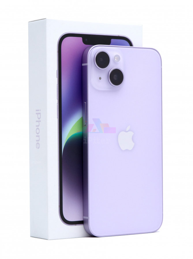 Фото Купить Apple iPhone 14 128Gb <br> Purple (Фиолетовый) Nano-sim + eSim по низкой цене в