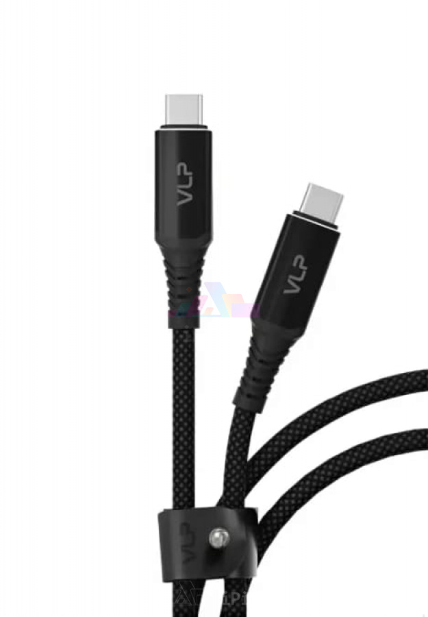 Фото Кабель VLP Thunderbolt USB-C to USB-C 1м 240W (Чёрный), Чёрный