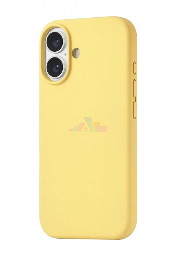 Фото Купить Чехол uBear Touch case with MagSafe для iPhone 17 (Желтый) по низкой цене в