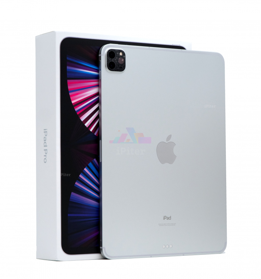 Фото Купить iPad Pro 2021 11 дюймов Wi-Fi + Cellular 256Gb Silver по низкой цене в