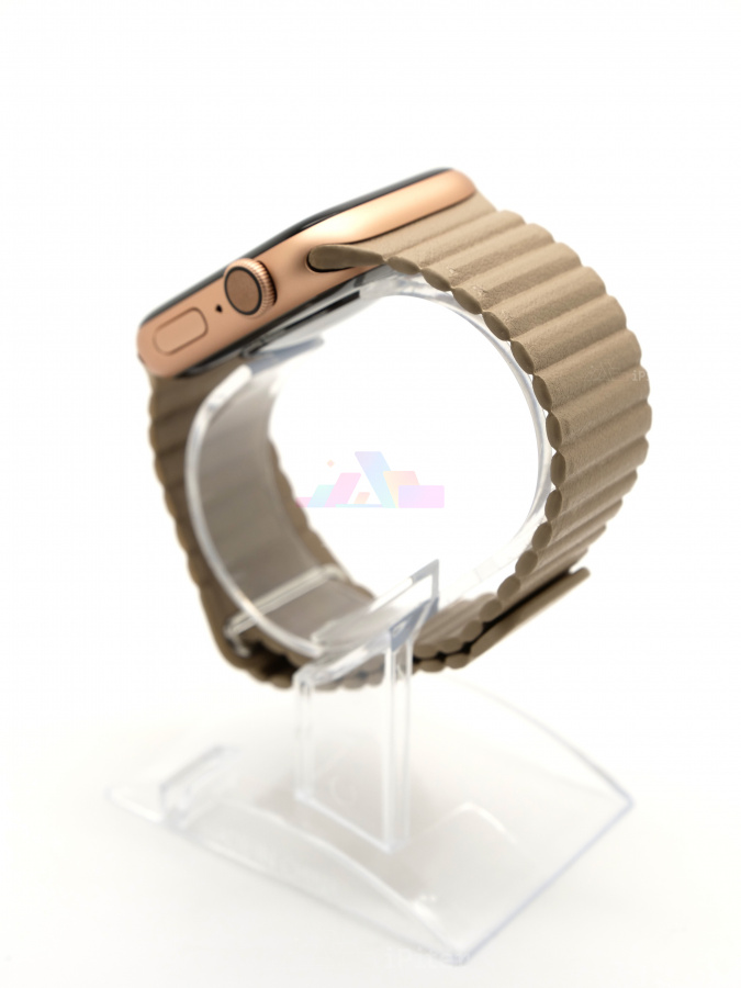Фото Купить Ремешок Devia Elegant Leather Loop для Apple Watch 44 / 45 / 46 мм (Коричневый) по низкой цене в