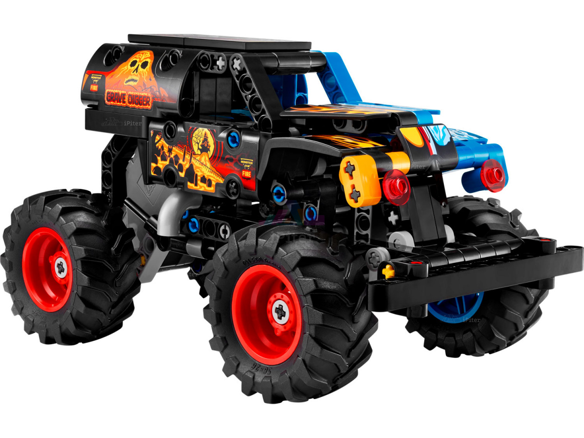 Фото Купить LEGO Technic 42219 MONSTER JAM GRAVE DIGGER FIREICE по низкой цене в