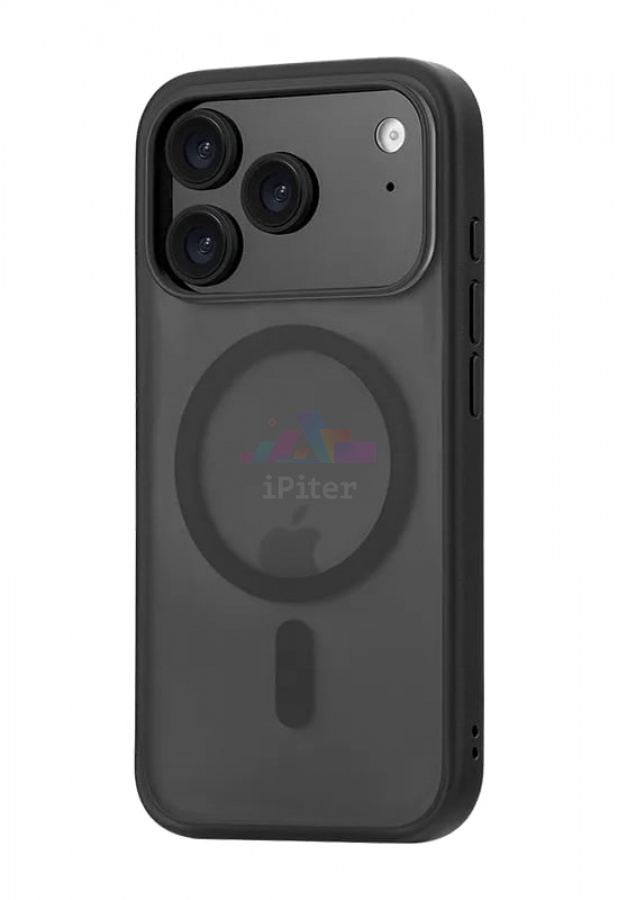 Фото Купить Чехол uBear Cloud case with MagSafe для iPhone 17 Pro (Чёрный) по низкой цене в