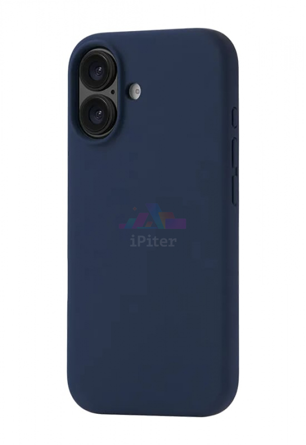 Фото Купить Чехол uBear Touch case with MagSafe для iPhone 17 (Тёмно-синий) по низкой цене в