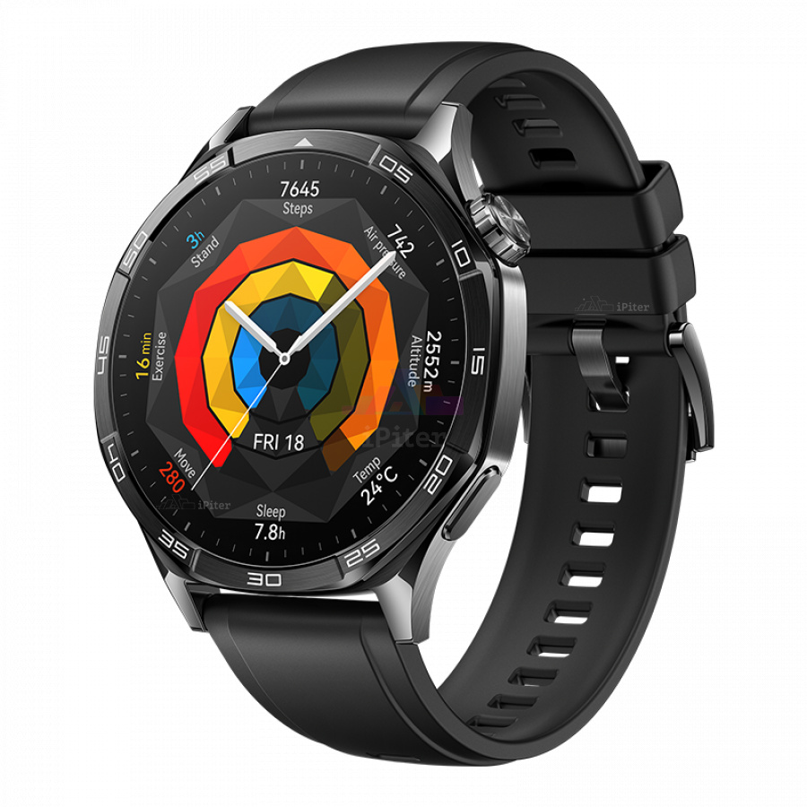 Фото Купить Умные часы Huawei Watch GT 5 46mm (Чёрный) по низкой цене в