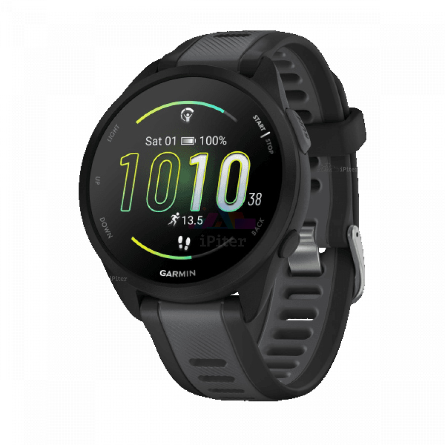 Фото Купить Умные часы Garmin Forerunner 165 Чёрный (010 - 02863 - 20) по низкой цене в
