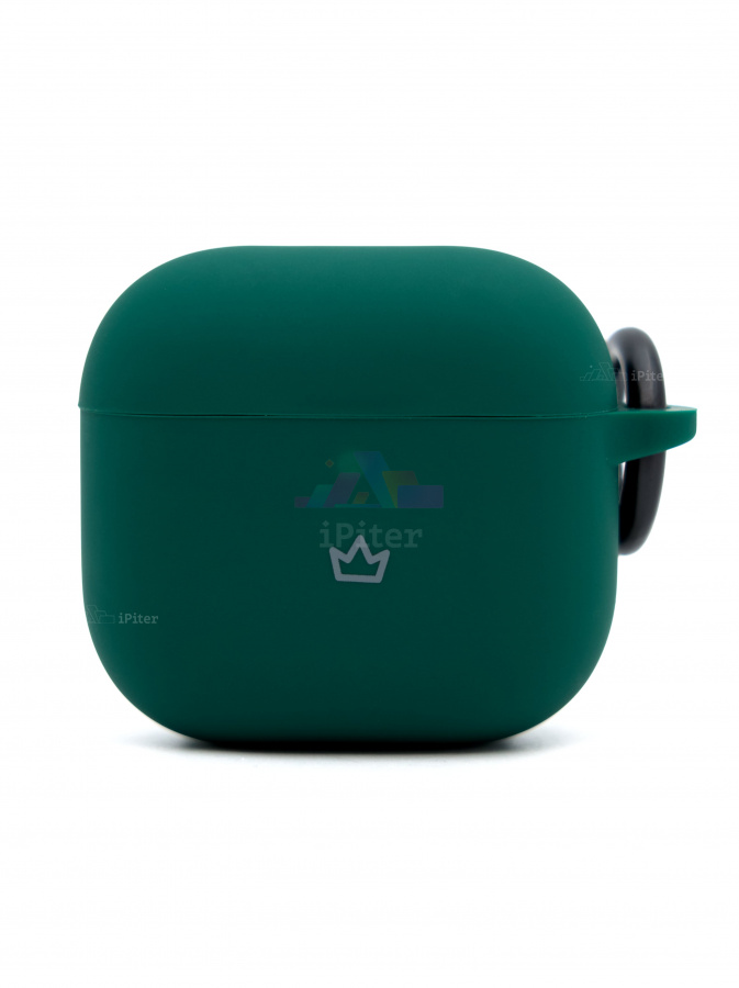 Фото Купить Чехол VLP Charm case для AirPods 4 (Тёмно-зелёный) по низкой цене в