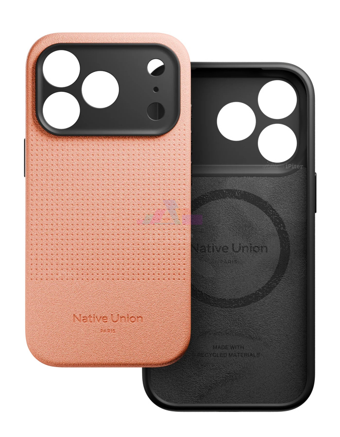 Фото Купить Чехол Native Union Active case Magnetic для iPhone 17 Pro (Персиковый) по низкой цене в